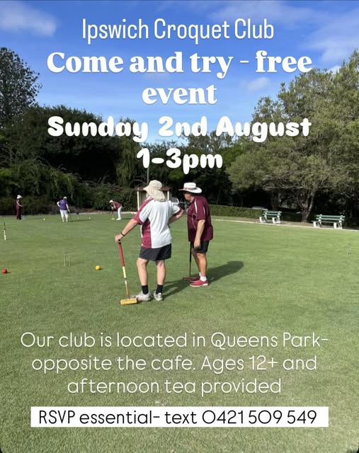 : Come and Try Croquet in Queens Park, Ipswich