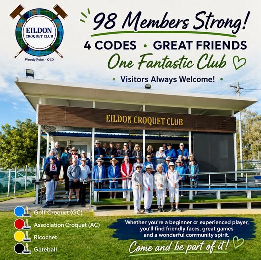 Eildon: Eildon Croquet Club hits 98 members, invites all to Friday B