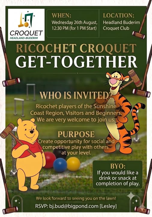 Headland-Buderim: Headland-Buderim launches monthly ricochet croquet social