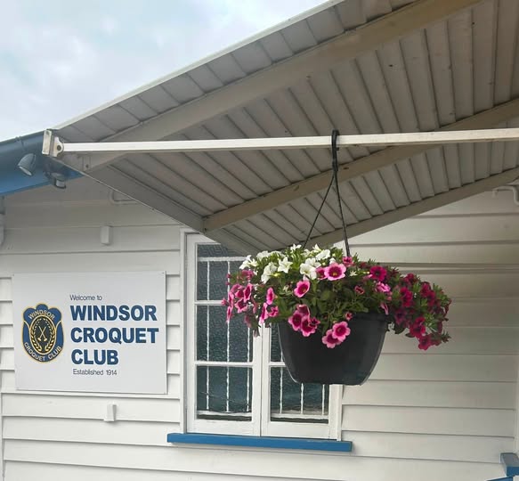 Windsor Croquet Club grounds looking tidy and welcoming for the Queensland Golf Croquet Mixed Doubles Championship.