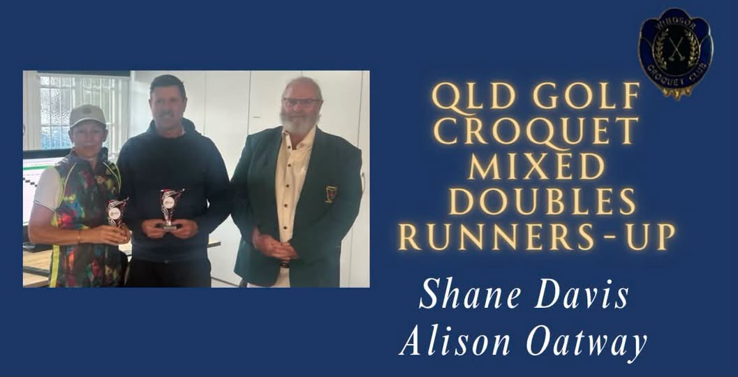 Windsor: Windsor Croquet Club congratulates state runners-up and host