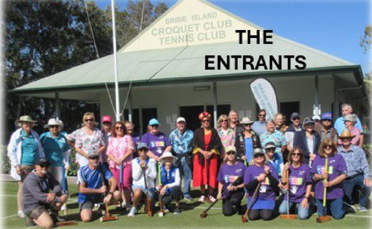 The Community Challenge entrants in front of the Bribie Island clubhouse