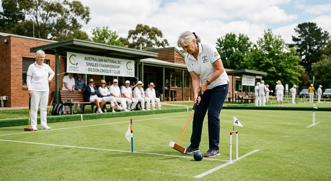 : Eildon players compete at Australian National GC Singles Cha