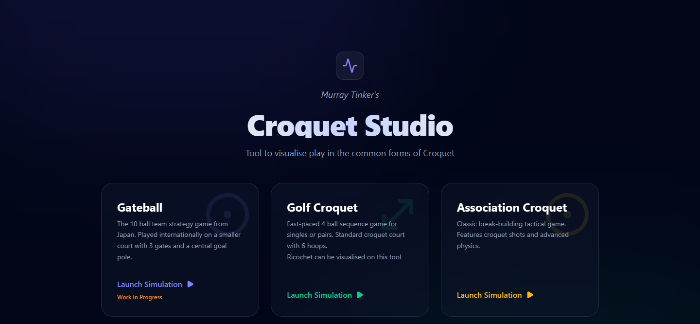 Coming soon: Murray Tinker's croquet visualiser