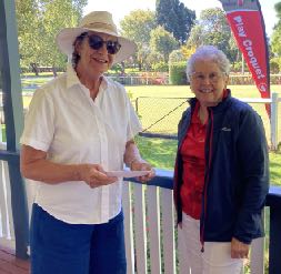 Photo right:- Helen McKay\u2013 Darling Downs with Susan Powne