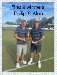 Finals winners: Philip & Alan
