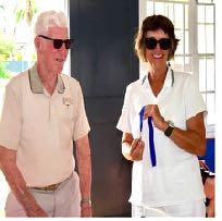 Photo left:- Penny with her medal