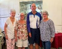Photo left:-Our helpers for the day \u2013 Gay, Ann, Darryl & Monica