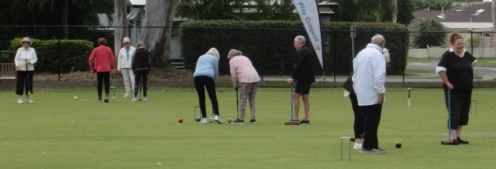 Come and Try session under the Play Croquet banner at Bribie Island
